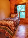 3rd bedroom with single-north Georgia cabin rental
